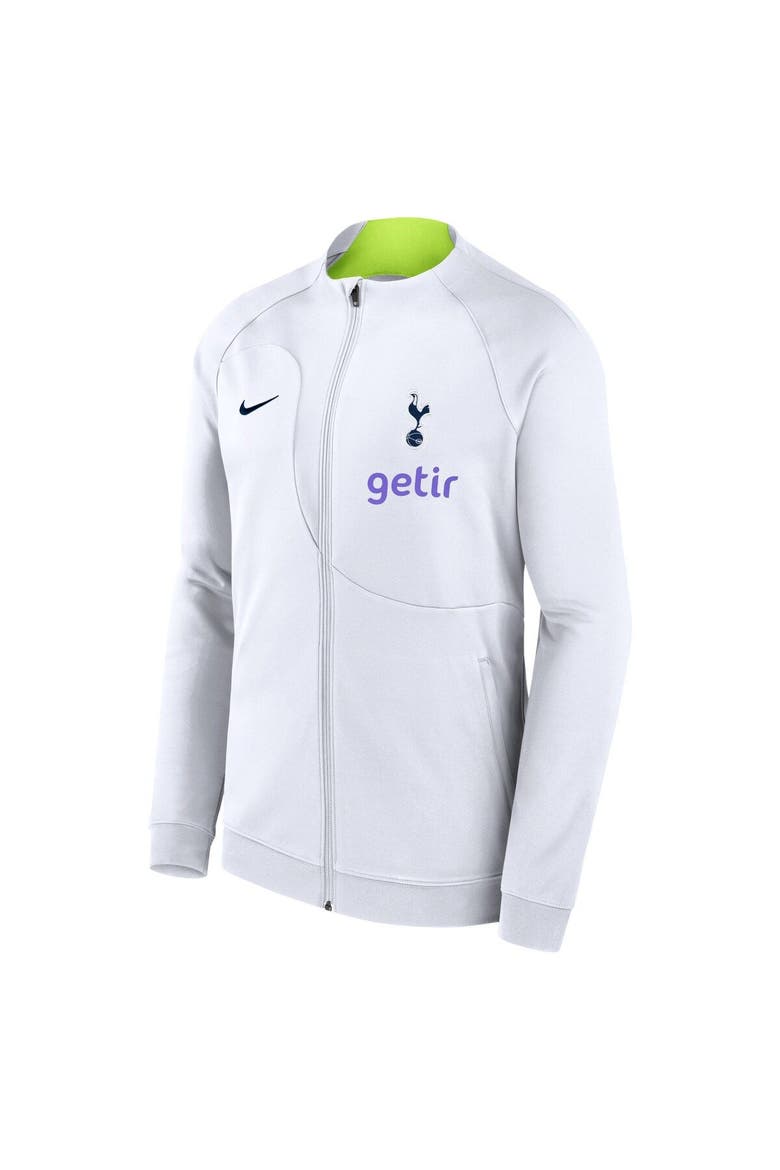 Men's Nike White Tottenham Hotspur Academy Pro Anthem Raglan Performance Full-Zip Jacket, Alternate, color, White