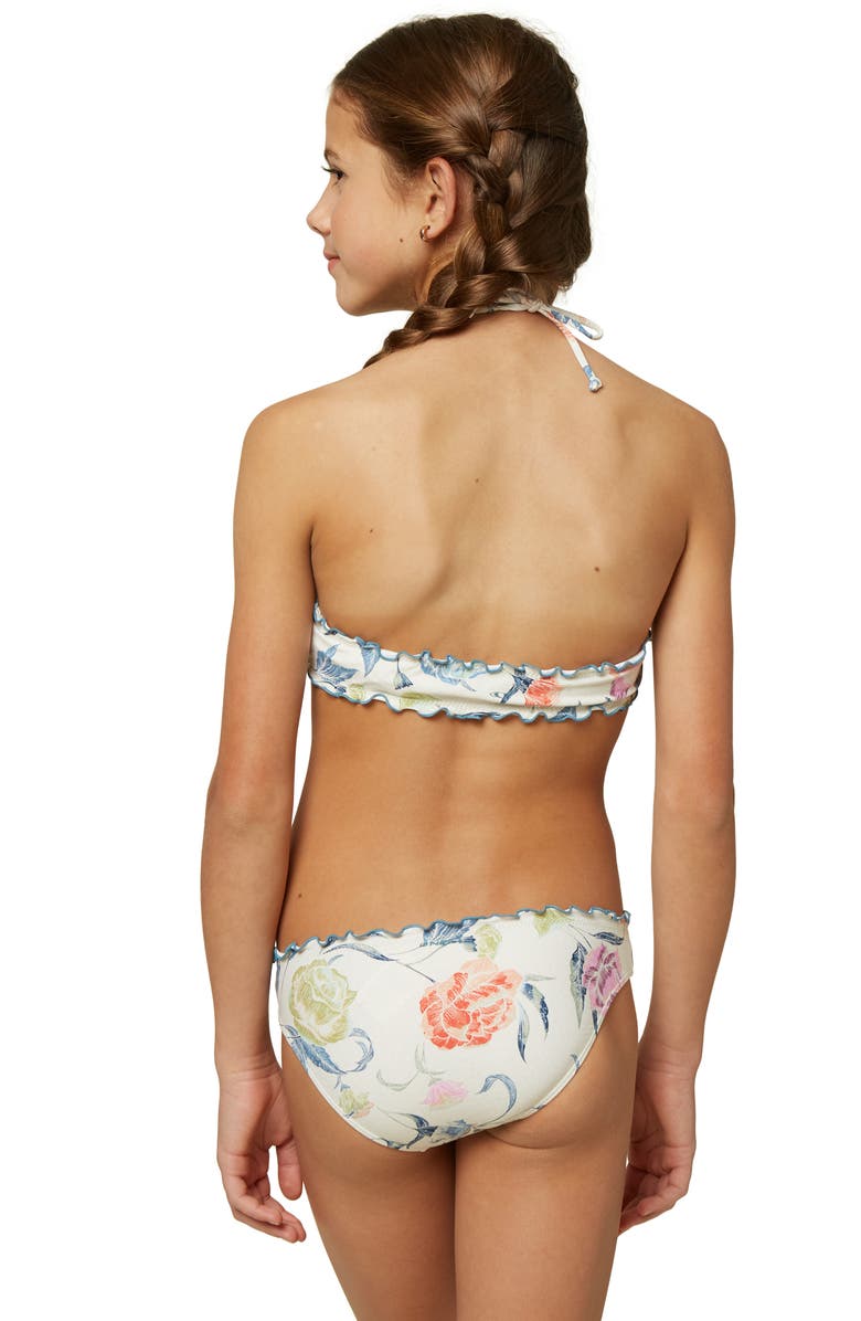 O'Neill Batik Floral High Neck Bikini, Alternate, color, 