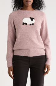 Bobeau Fluffy Sheep Sweater