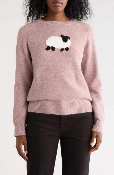 Bobeau Fluffy Sheep Sweater