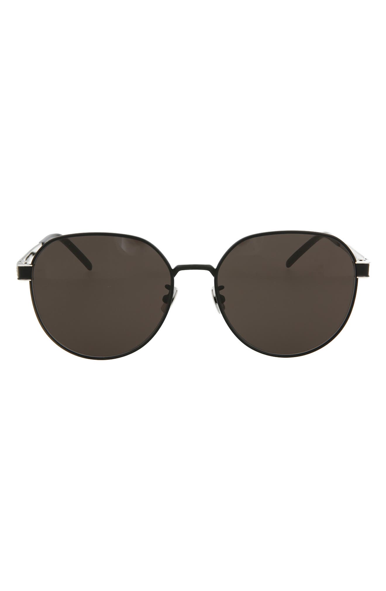 Saint Laurent 58mm Round Sunglasses