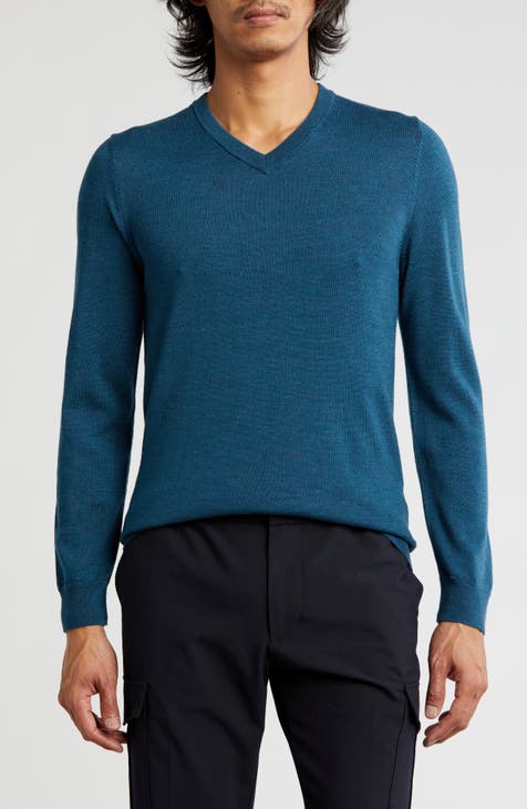 V-Neck Merino Wool Sweater