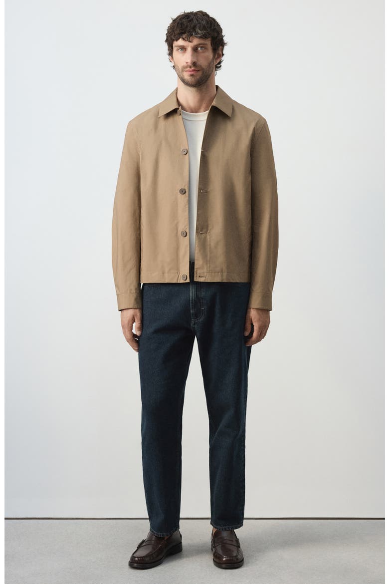Light Cotton Shirt Jacket, Alternate, color, BURNT ORANGE
