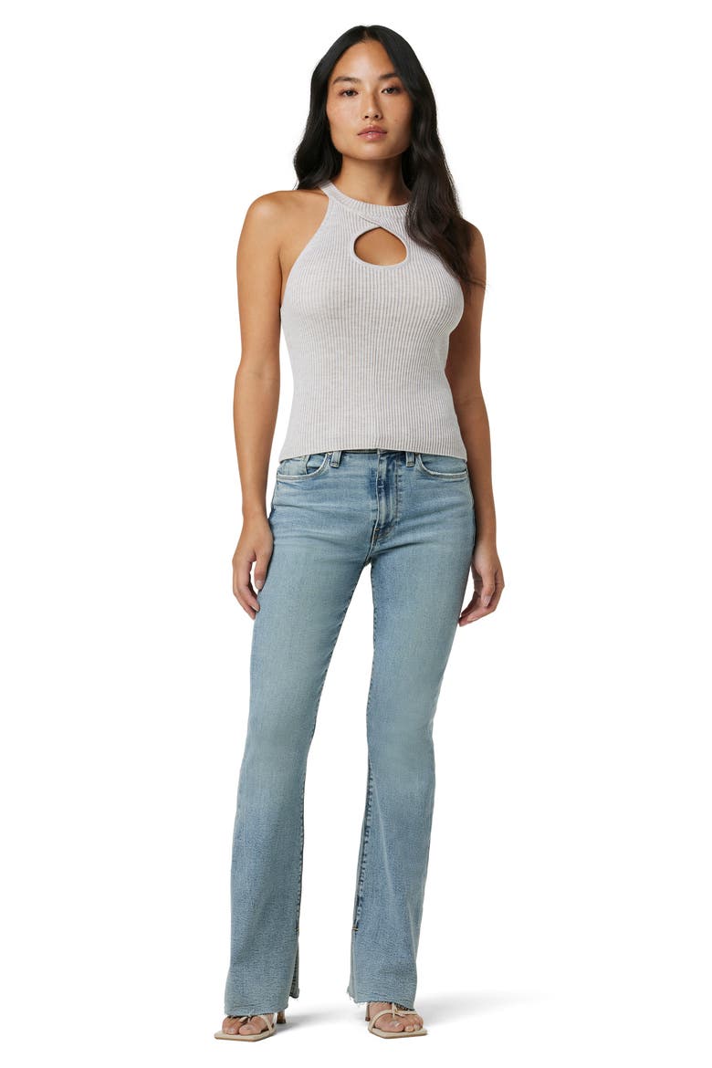Barbara Raw Hem High Waist Bootcut Jeans, Alternate, color, CALI