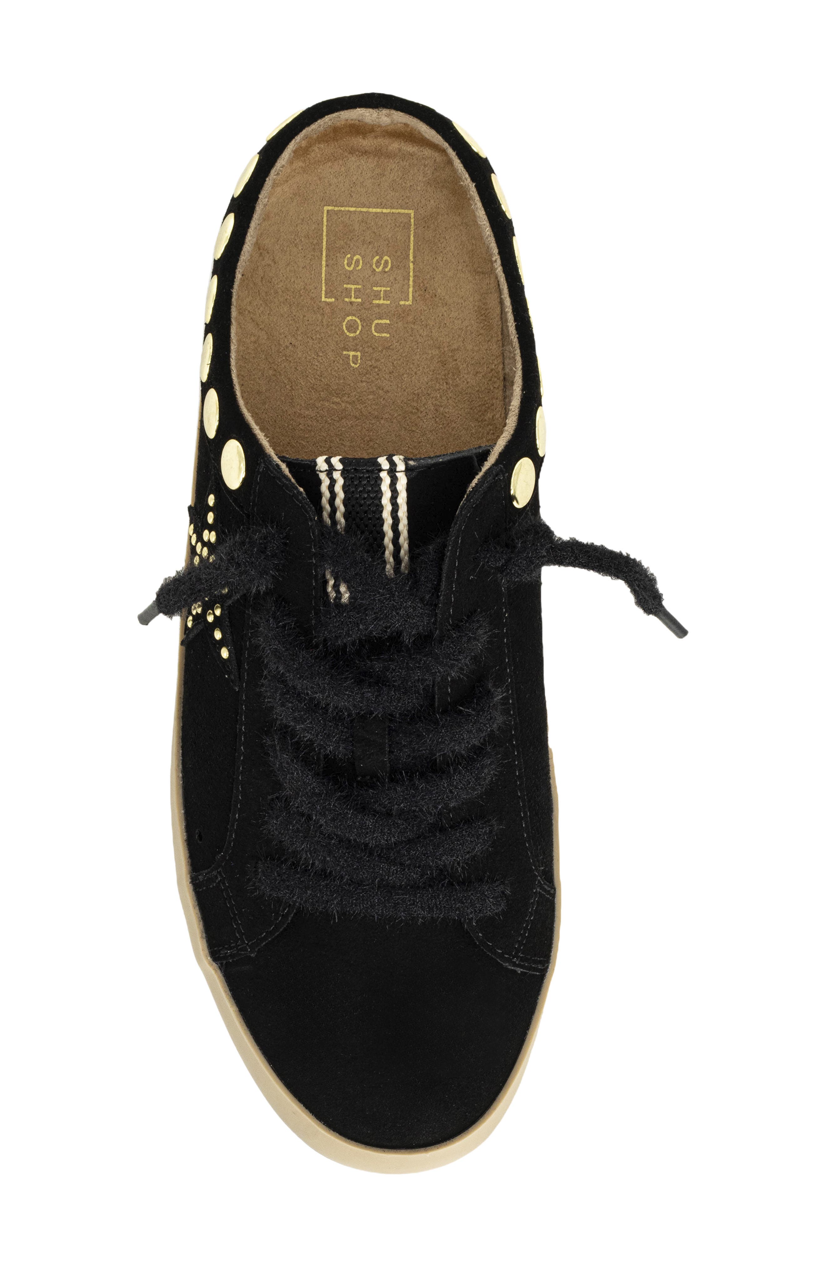 SHUSHOP Pia Studded Sneaker Mule, Alternate, color, 