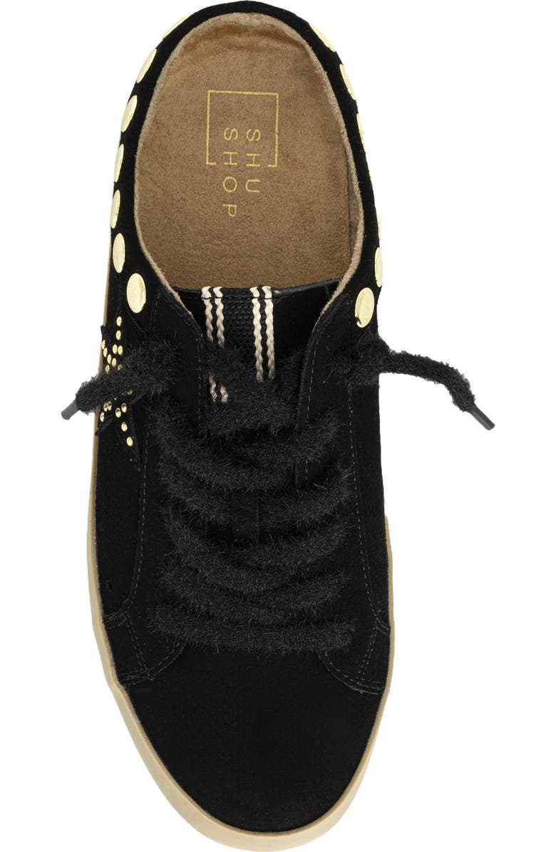 SHUSHOP Pia Studded Sneaker Mule, Alternate, color,