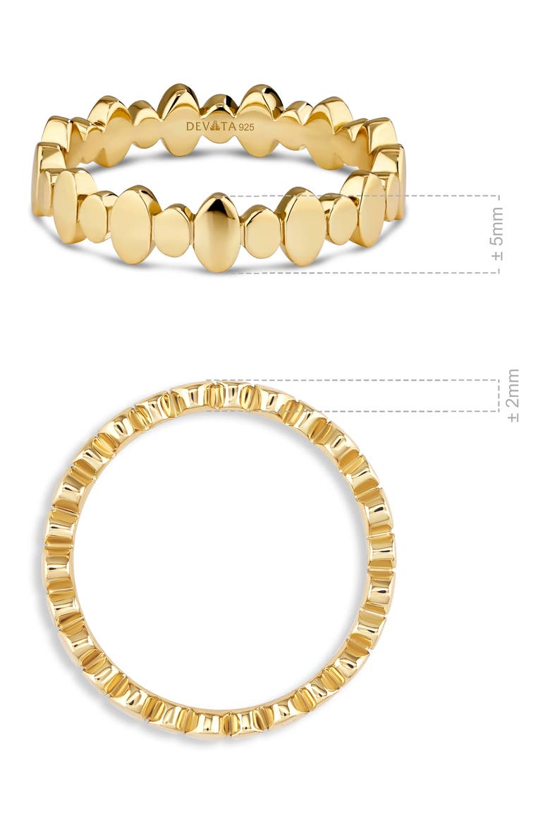 Oval Link Band Ring, Alternate, color, GOLD