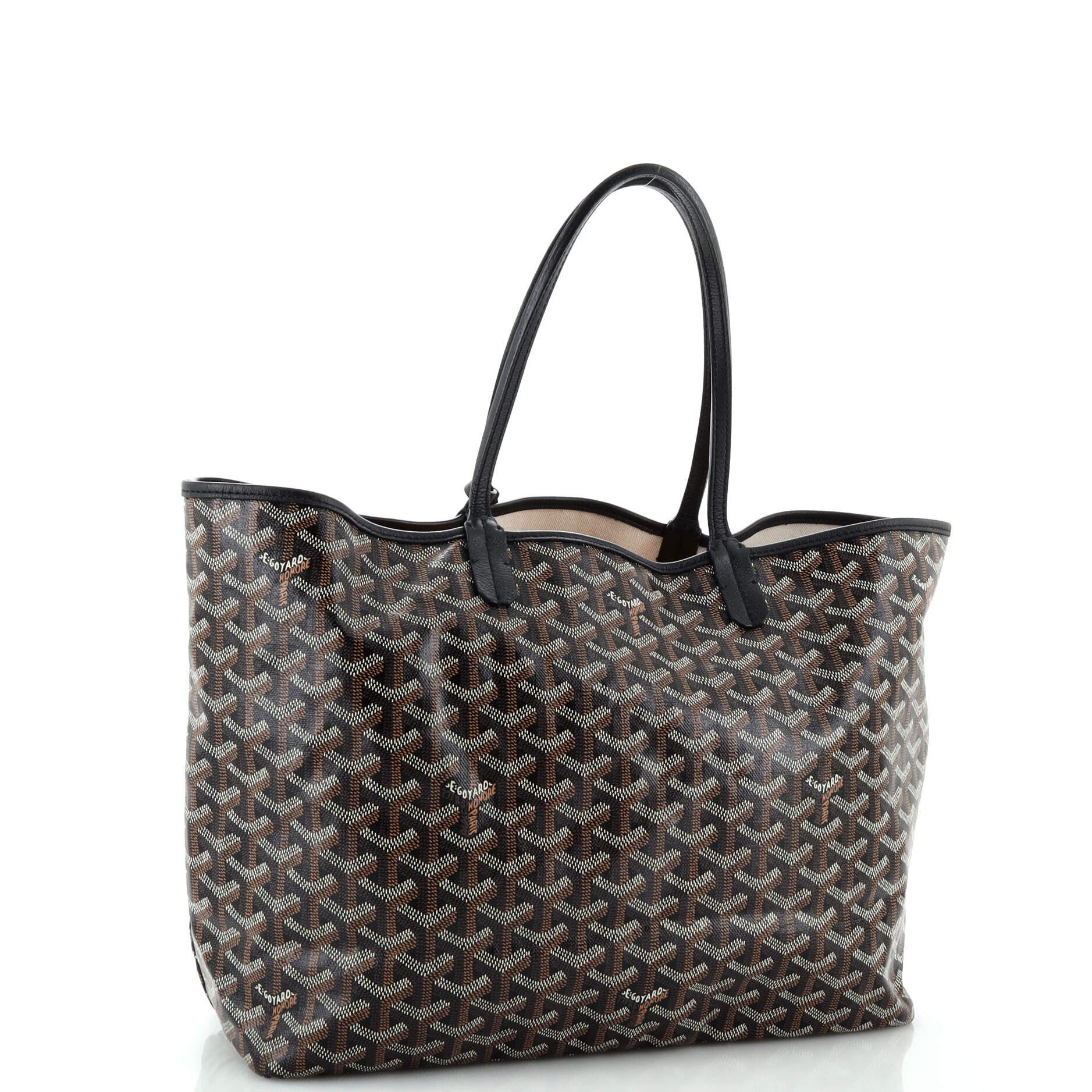 Pre-Owned Goyard Saint Louis Tote Coated Canvas PM, Alternate, color, 