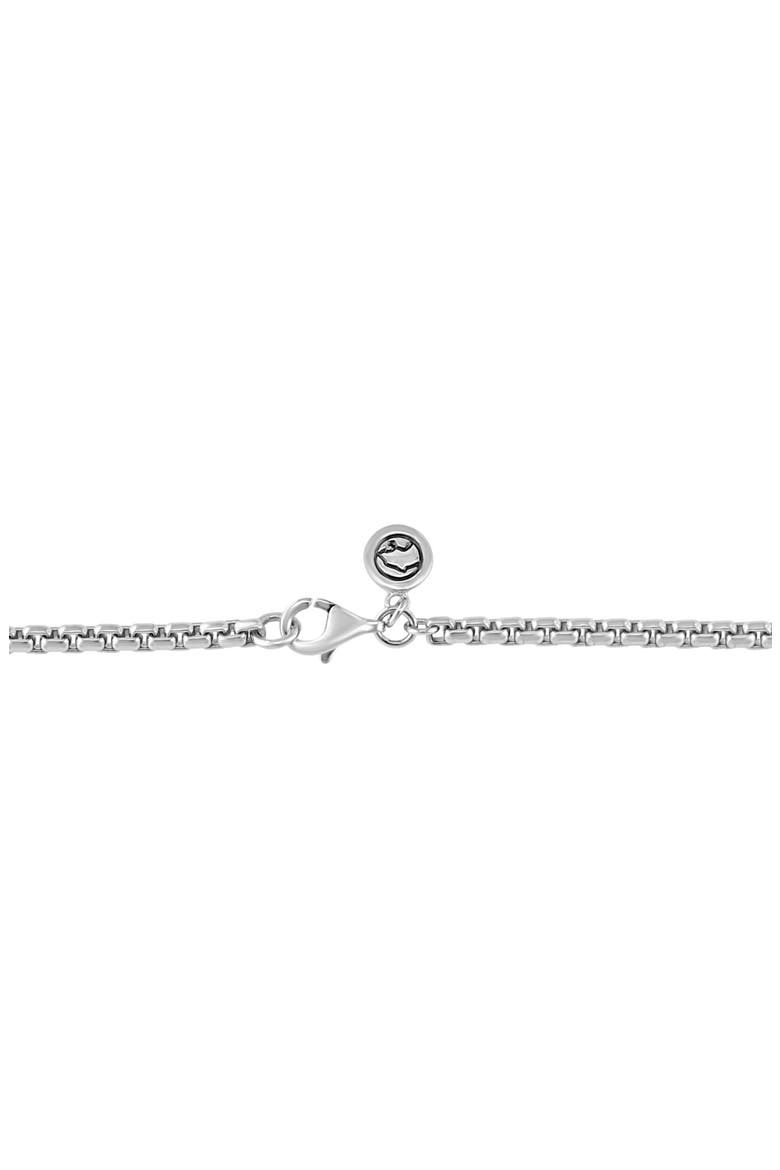 Men's Black Spinel Cross Pendant Necklace, Alternate, color, BLACK