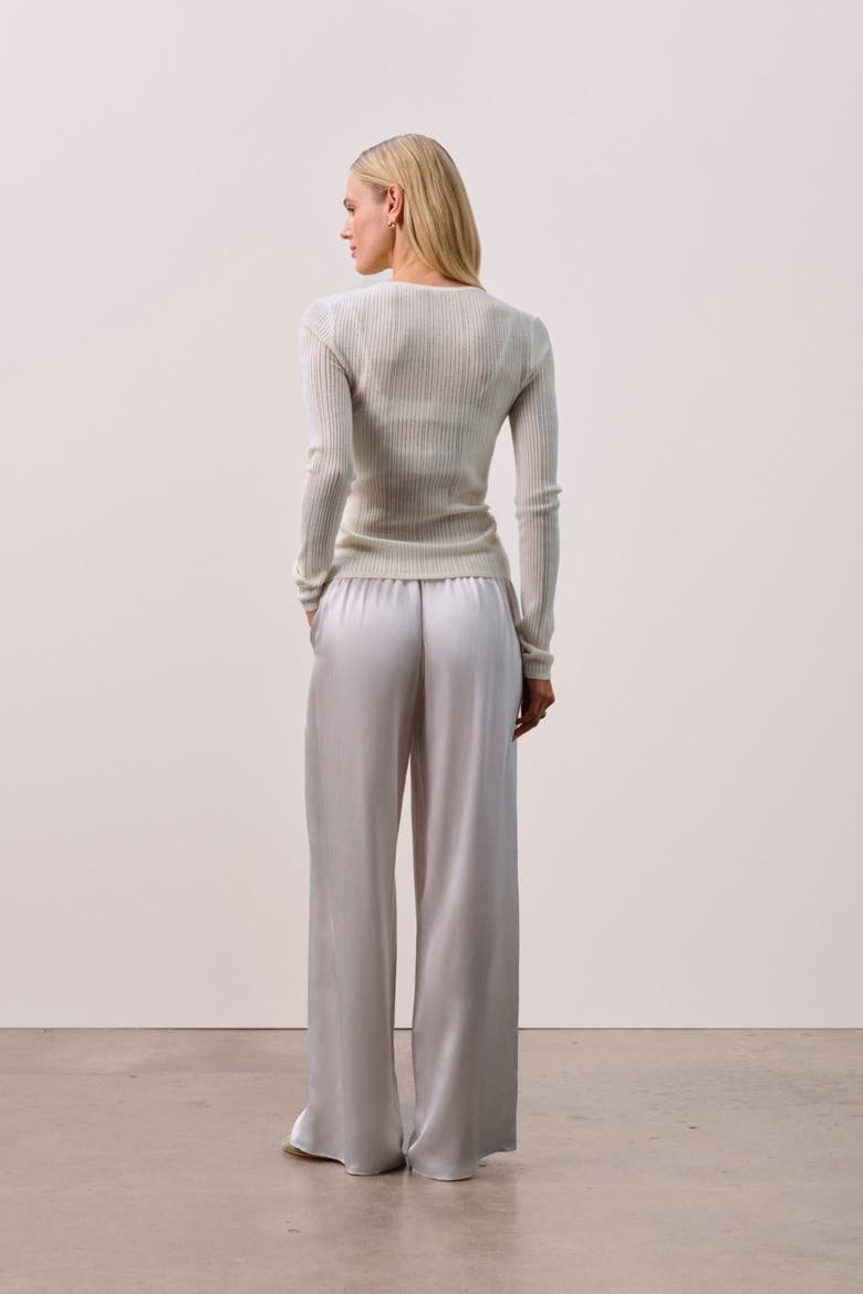 ROBYN SILK PANT, Alternate, color, Marble