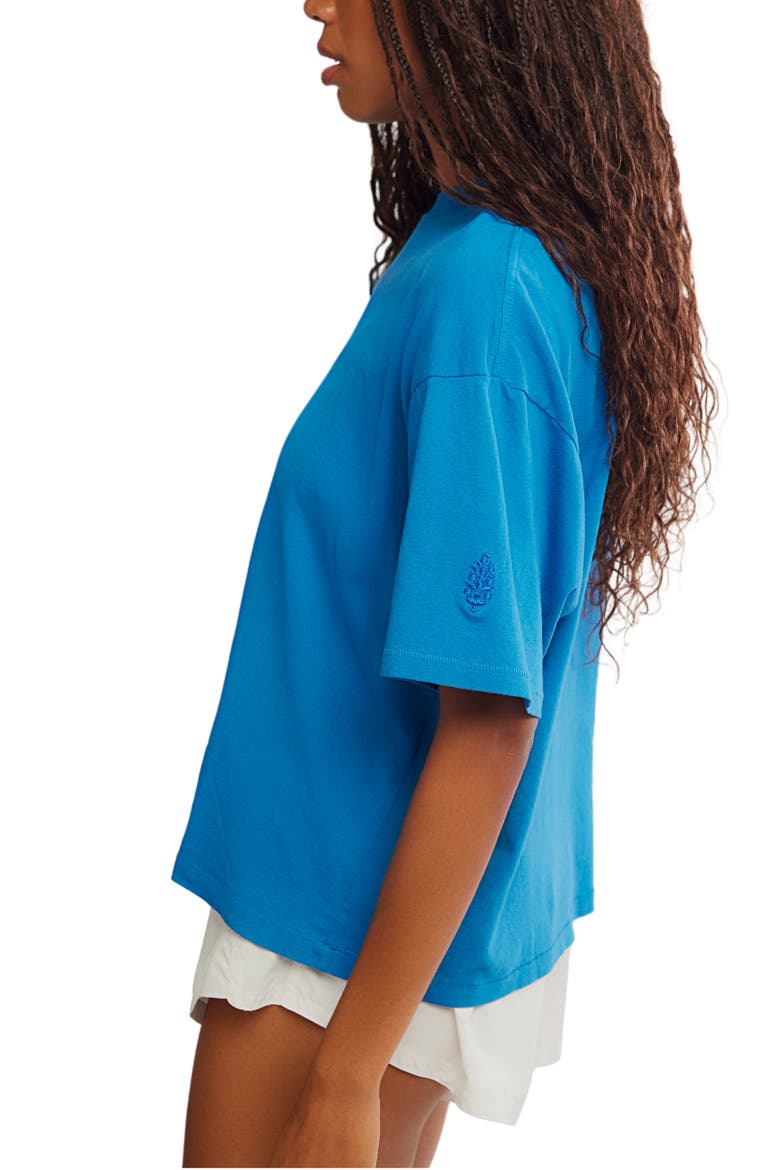 FP Movement Tackle Cotton T-Shirt, Alternate, color, LIGHT COBALT