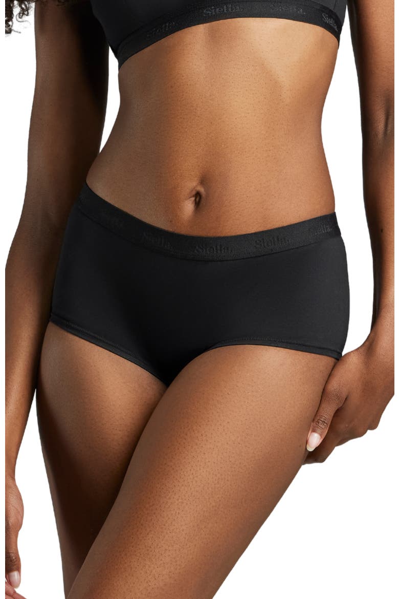 Organic Cotton Boy Short, Main, color, Black