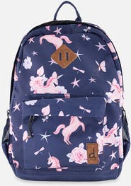 Deux par Deux Unicorn Practical Multi-Compartment Backpack