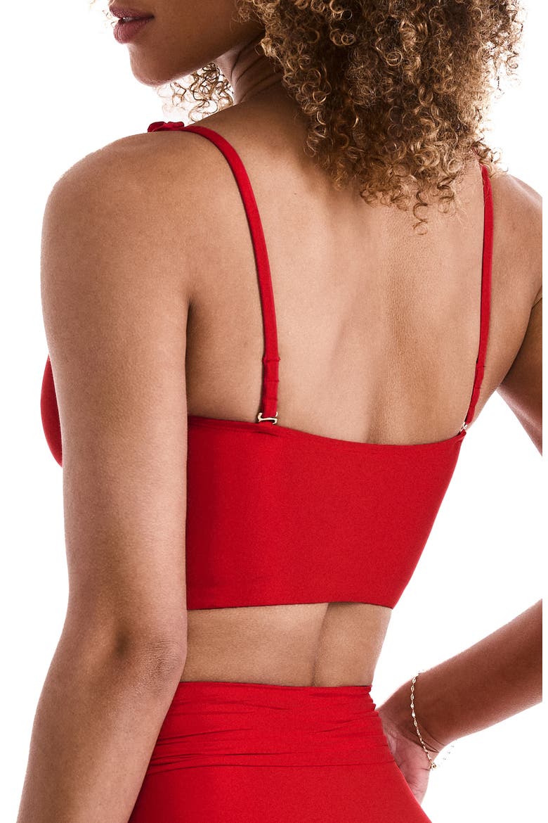Sonny Midkini Swim Top, Alternate, color, CHERRY