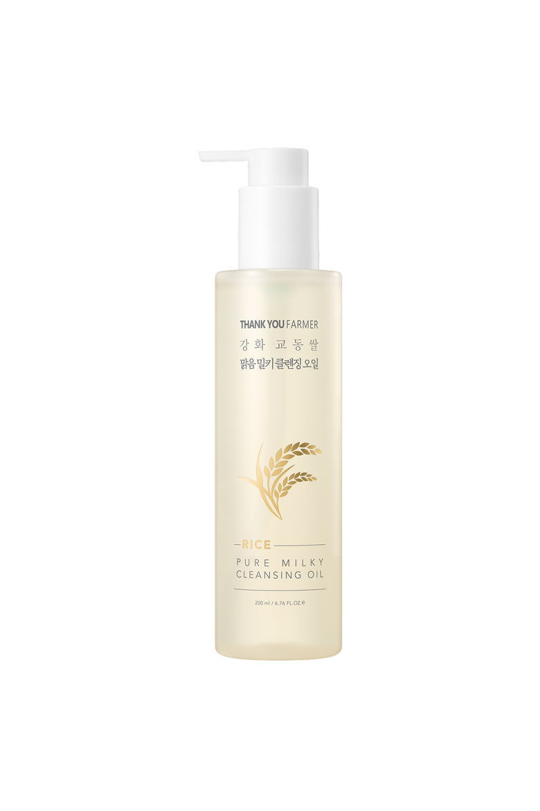 Rice Pure Milky Cleansing Oil, Main, color, Clear