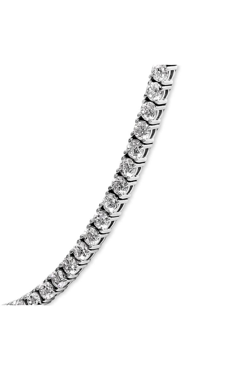 Haus of Brilliance 14K White Gold 10 3/4 Cttw Lab Grown Diamond Tennis Necklace, Alternate, color, White