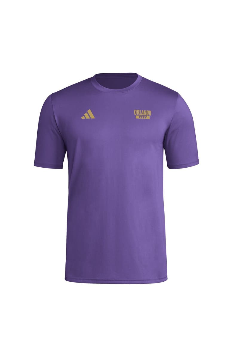 adidas Men's adidas Purple Orlando City SC Local Wrap T-Shirt, Alternate, color, Purple