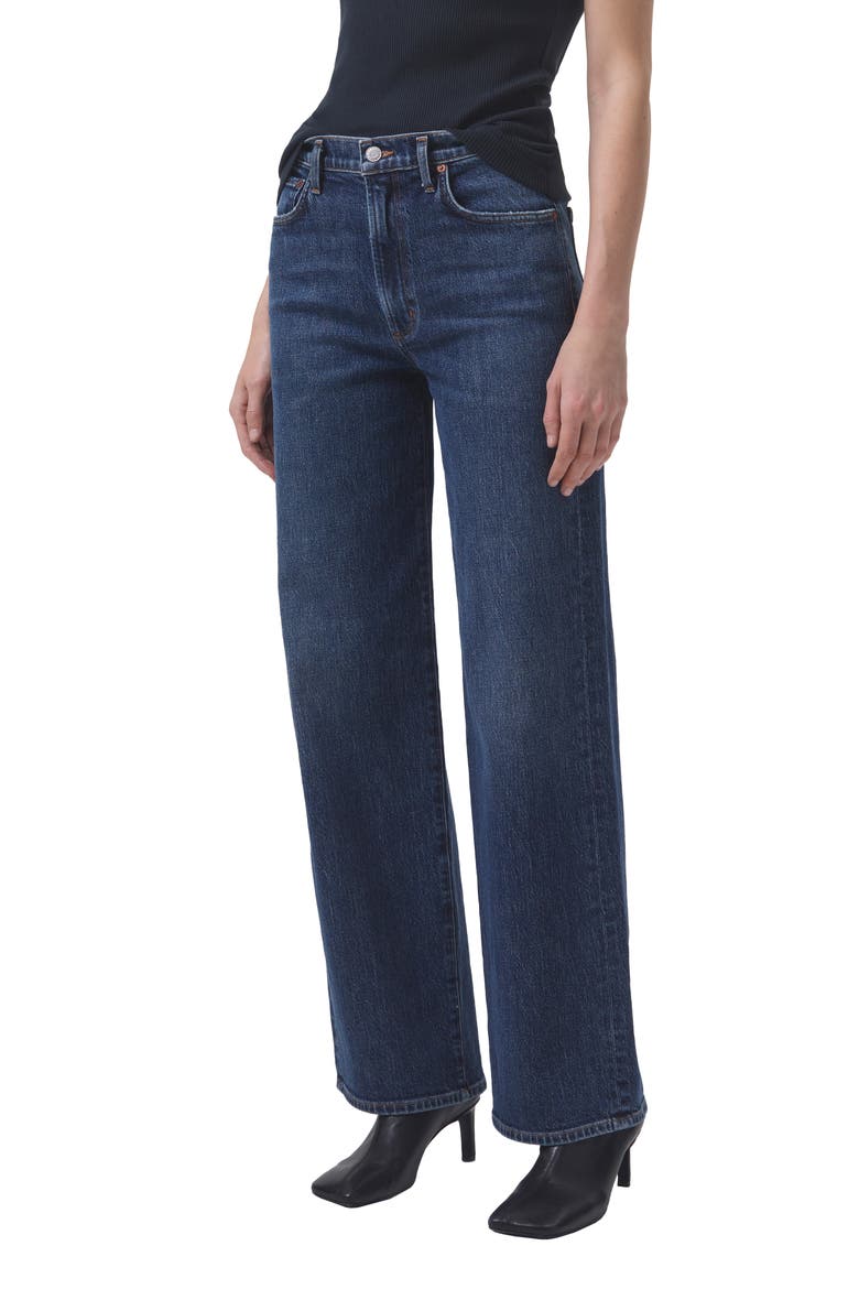 Harper Ankle Wide Leg Jeans, Alternate, color, TEMPO