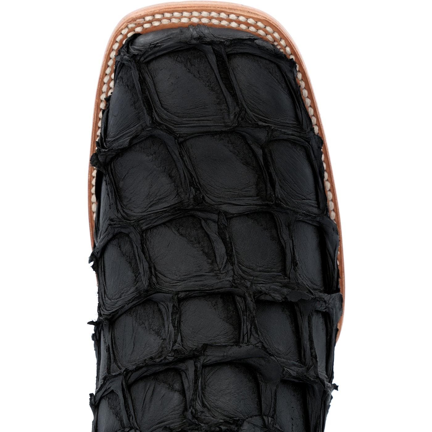 Premium Exotics Western Boot, Alternate, color, MATTE BLACK PIRARUCU