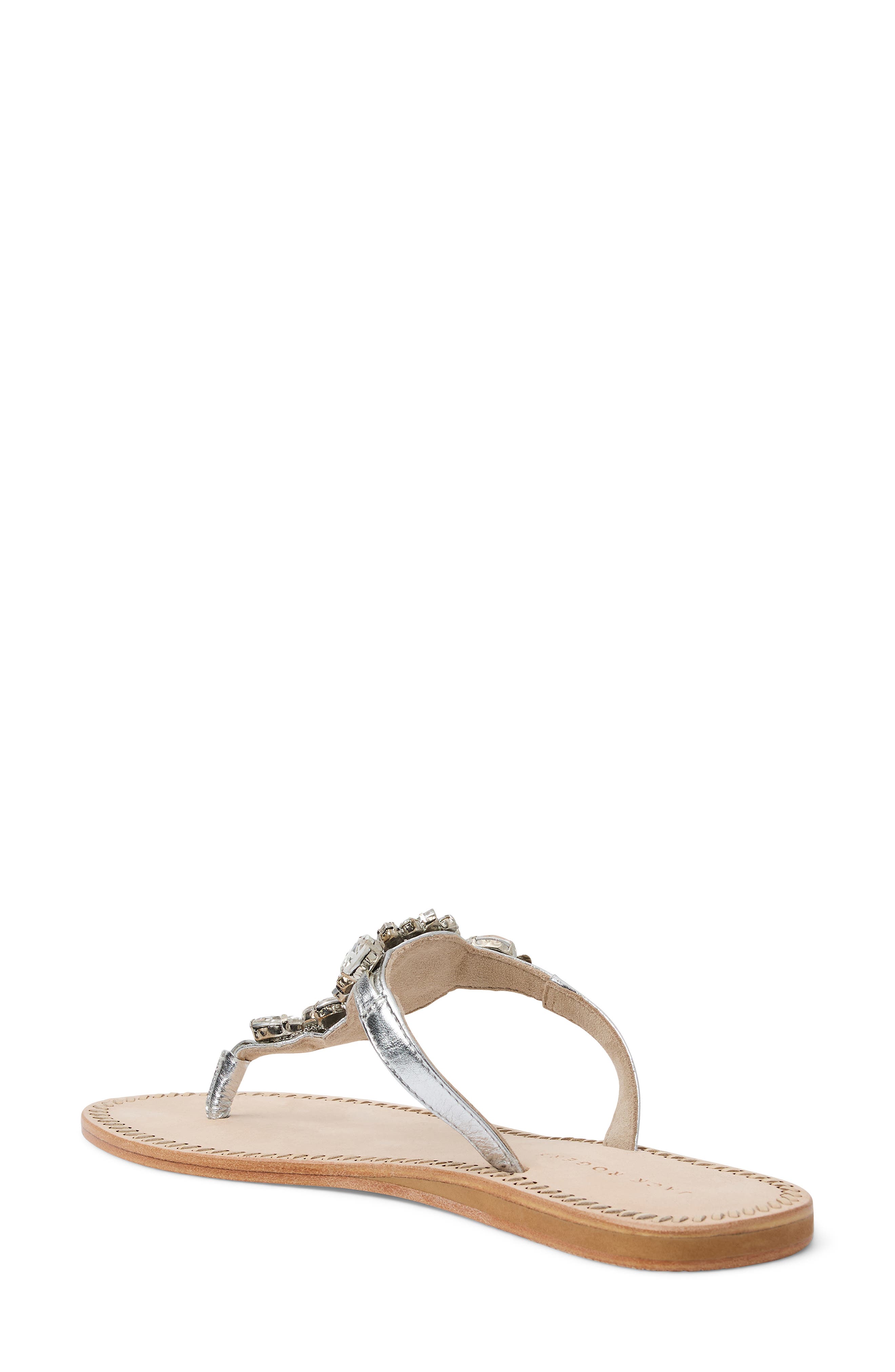 Jack Rogers Burgess Sandal, Alternate, color, Silver