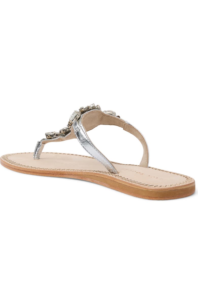 Jack Rogers Burgess Sandal, Alternate, color, Silver