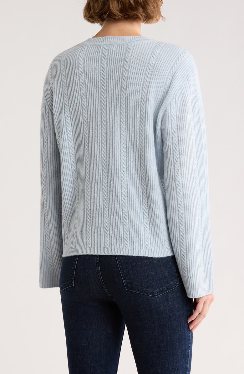 rag & bone Maud Cashmere Crewneck Sweater, Alternate, color, Light Blue