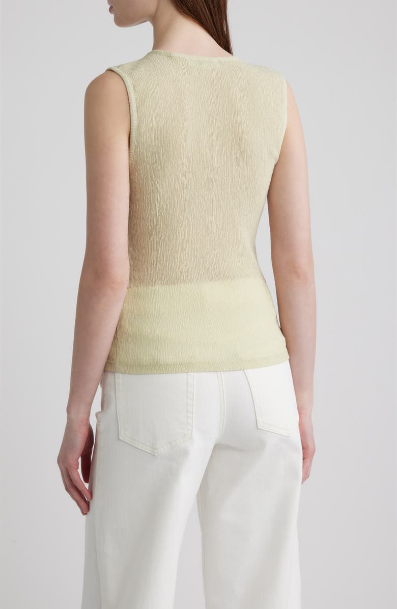 FRAME The Dimensional Mesh Tank, Alternate, color, Soft Lime