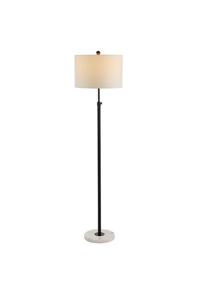 June 65" Adjustable Metal/Marble LED Floor Lamp, Main, color, Oil Rubbed Bronze