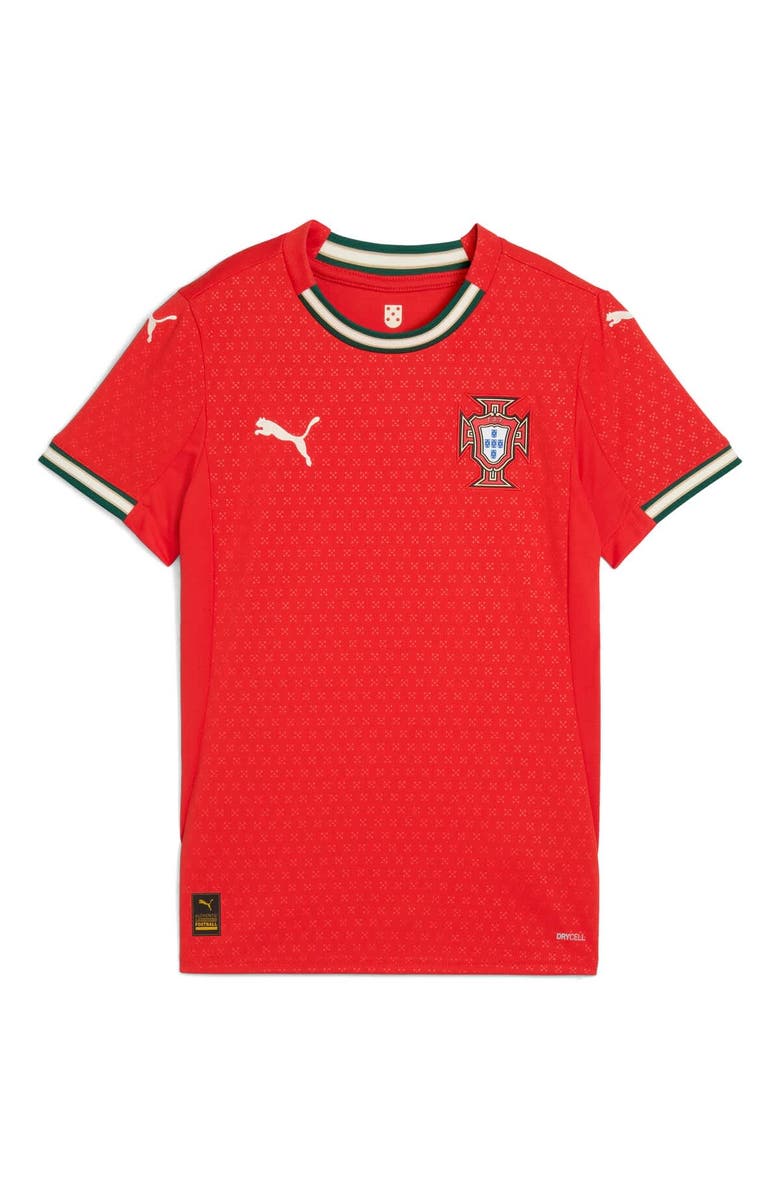 PUMA Women's Puma Red Portugal National Team 2025 Home Replica Jersey, Alternate, color, Red