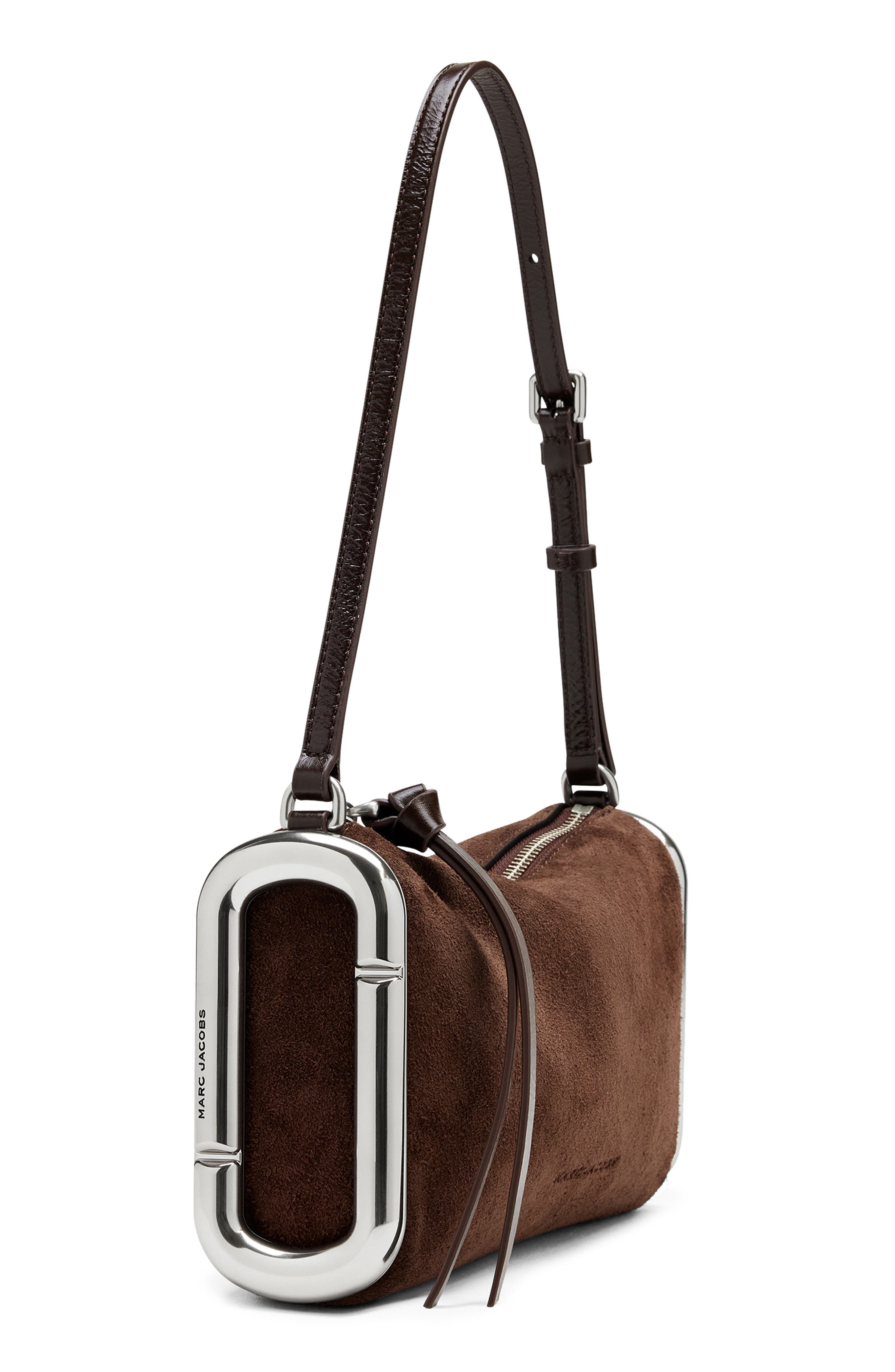 Small Scene Shoulder Bag, Alternate, color, DARK BROWN