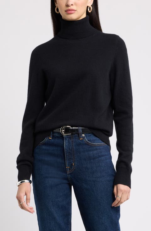 Classic Cashmere Turtleneck Sweater