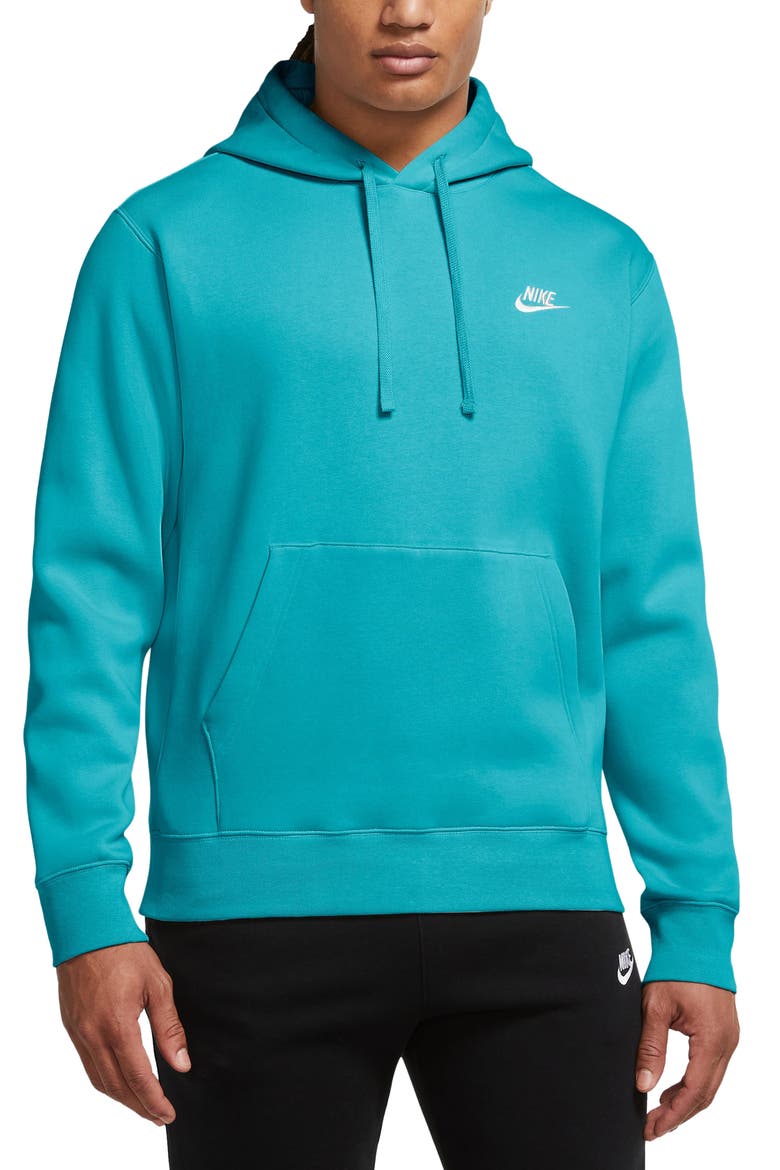 Sportswear Club Hoodie, Main, color, DUSTY CACTUS/ DUSTY CACTUS