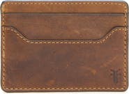 Frye Logan Leather Money Clip Card Case