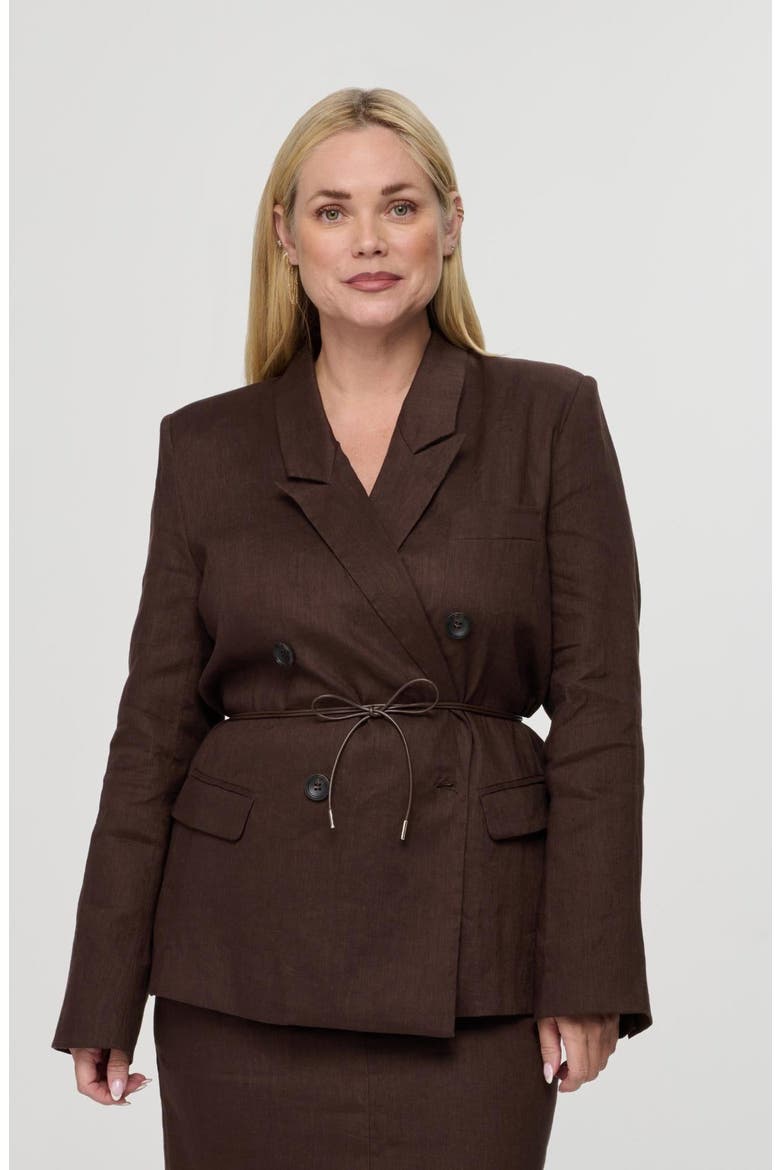 Brooke Blazer, Alternate, color, Chocolate Brown