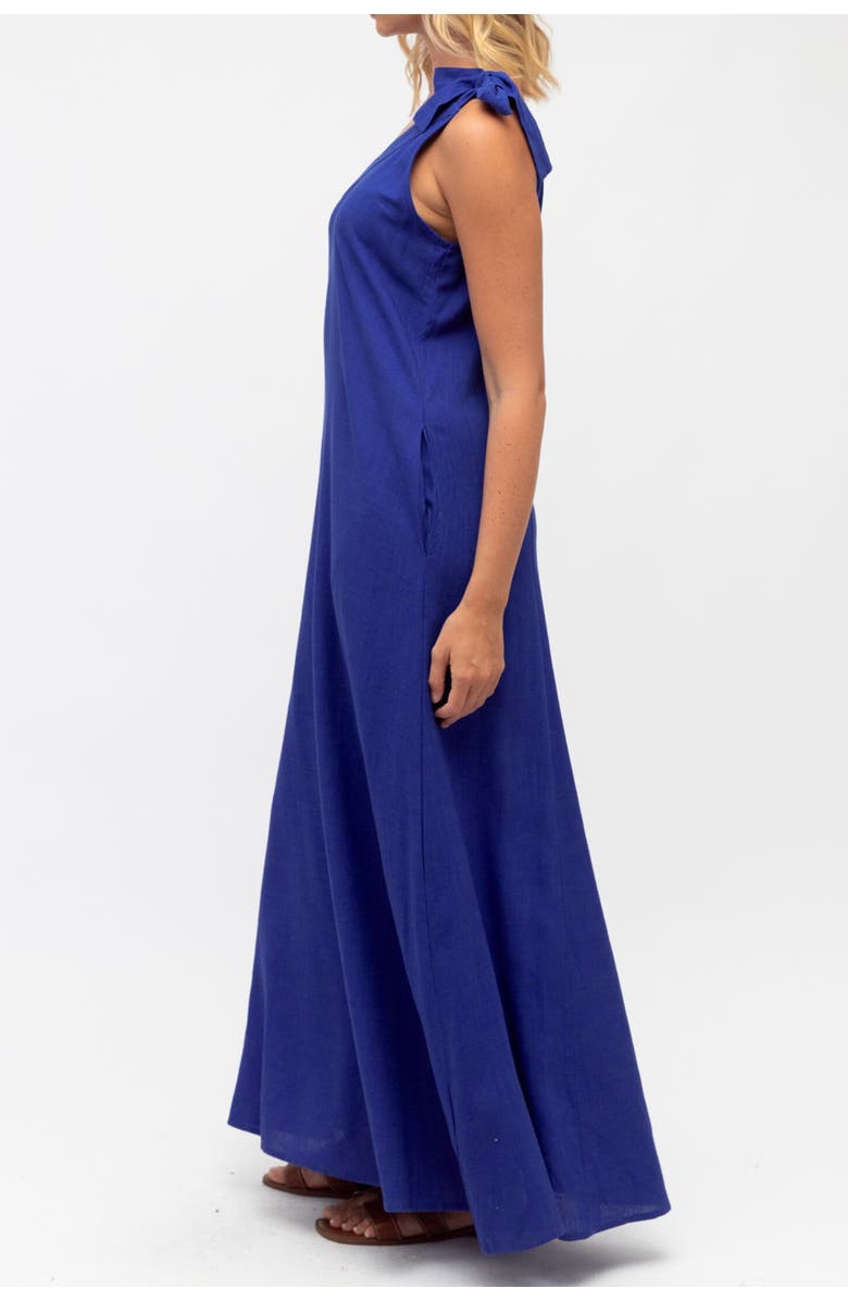 Label of Love Tia One Shoulder Maxi Dress, Alternate, color, Blue
