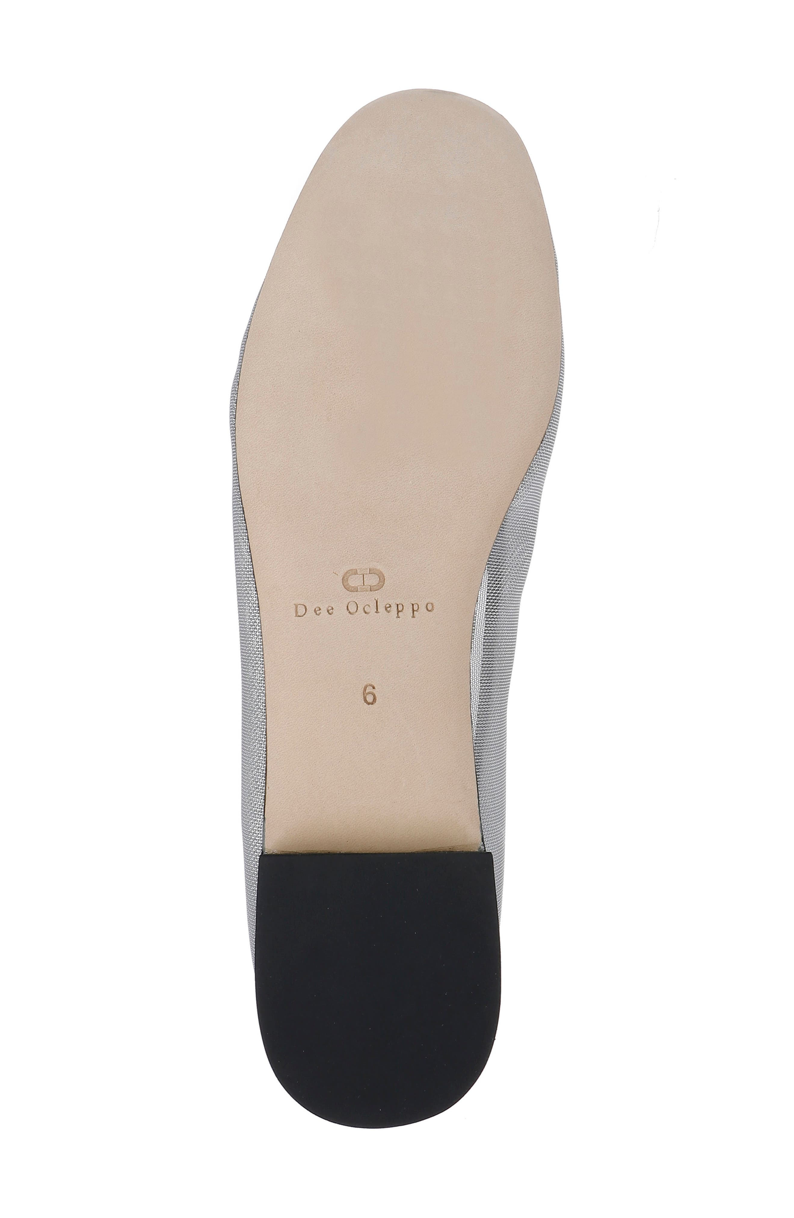 Dee Ocleppo Dixon Mary Jane Ballet Flat, Alternate, color, Silver Metallic