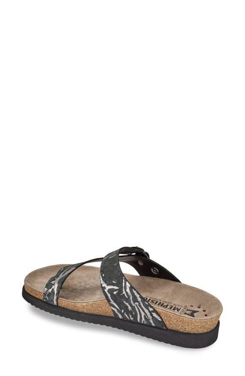 Mephisto Helen Toe Loop Sandal In Black