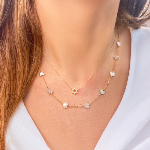 The Lovery Fine Jewelry Diamond Star Of David Necklace In Gold