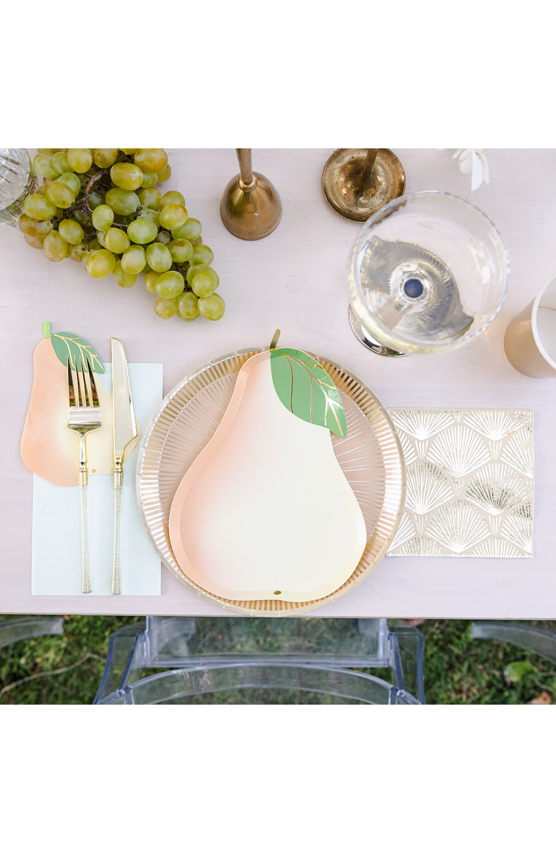 Jollity & Co. Le Dinner Pear Large Napkins, Main, color, Assorted Pre-Pack