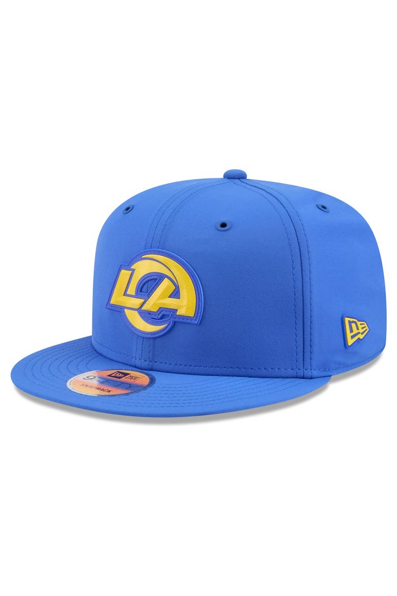 Men's New Era Royal Los Angeles Rams 2026 Sideline 9FIFTY Snapback Hat, Main, color, Royal