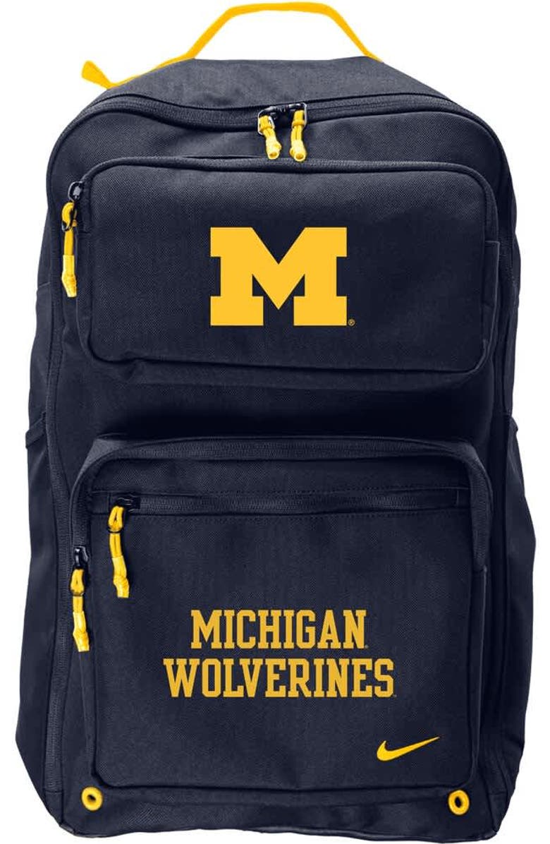 Nike Michigan Wolverines Utility Speed Backpack, Main, color,