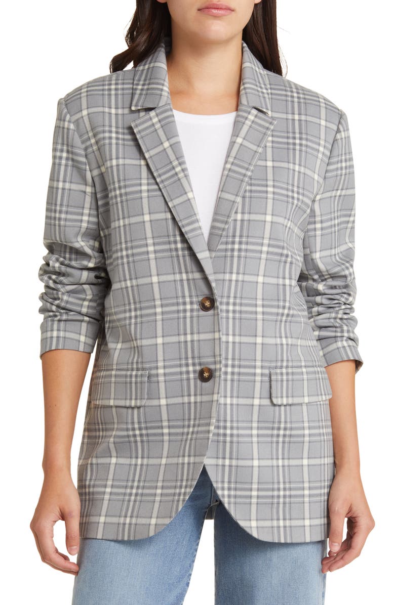 Treasure & Bond Oversize Plaid Blazer, Alternate, color,