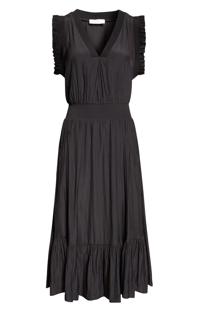 Ramy Brook Coco Sleeveless A-Line Dress, Alternate, color, Black