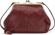 Patricia Nash Sofia Small Frame Leather Crossbody Bag