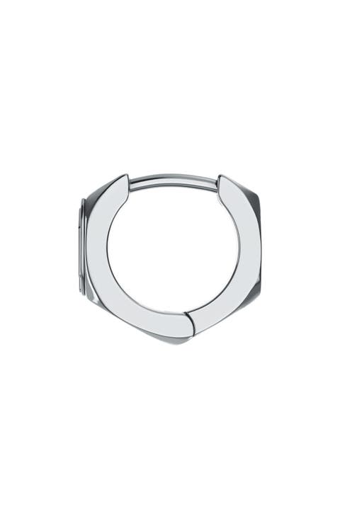 Logo Single Hoop Earring