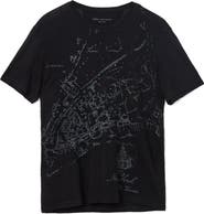 John Varvatos Embroidered Crewneck T-Shirt