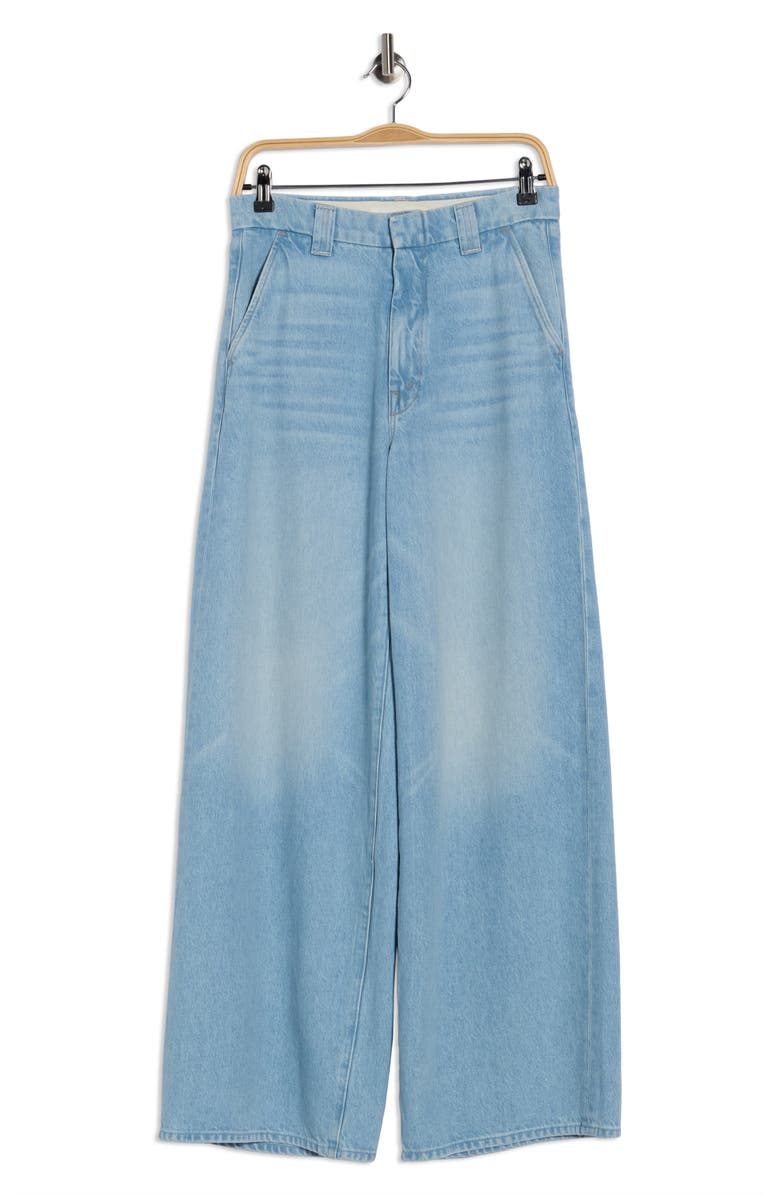 MOTHER The Lunch Money Sneak Barrel Leg Jeans, Alternate, color, Sweet And Sour