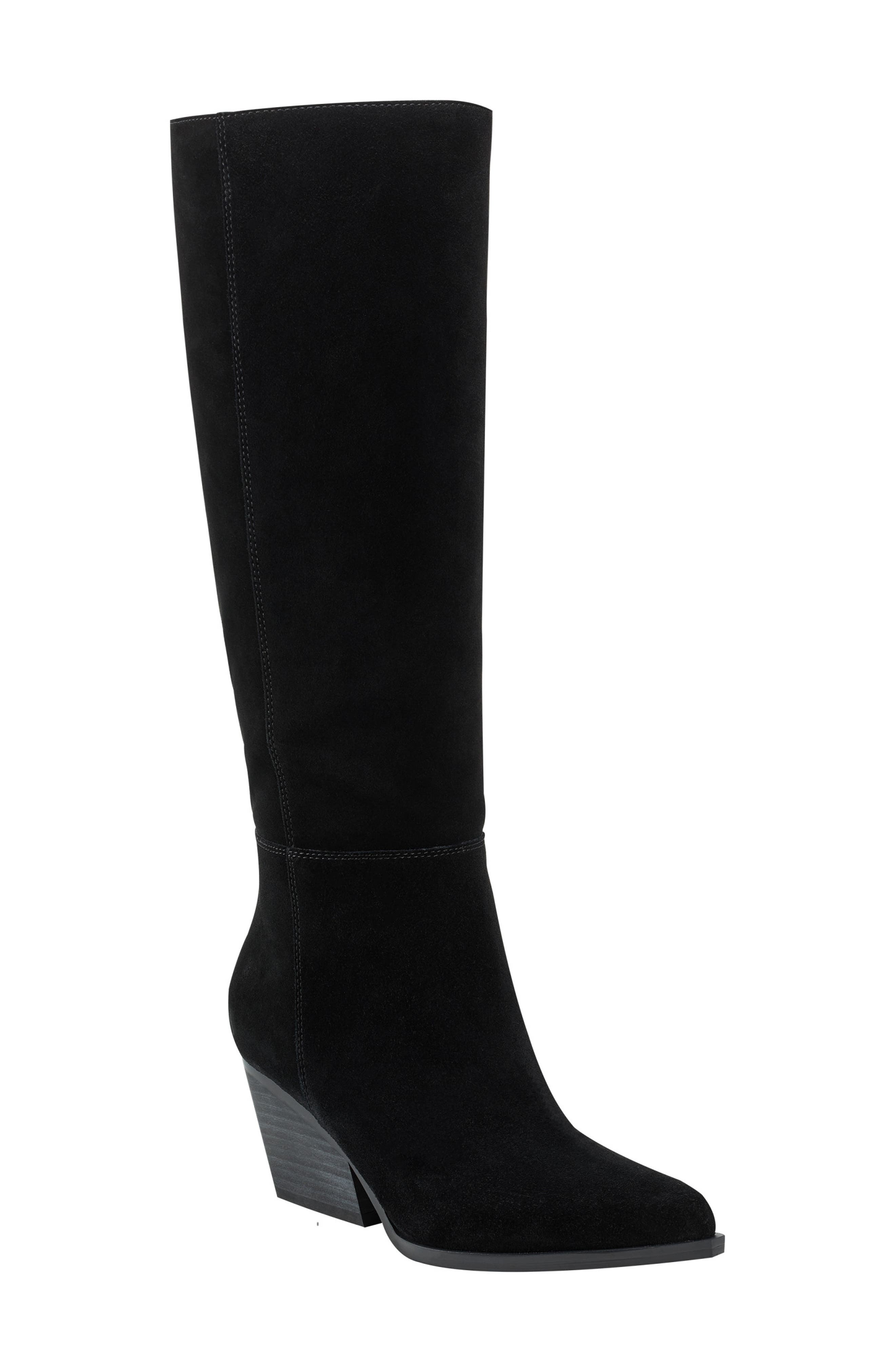 Marc Fisher LTD Challi Pointed Toe Knee High Boot, Main, color, 