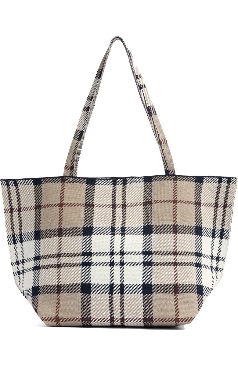 Barbour Large Layla Tartan Tote, Alternate, color, Rosewood Tartan