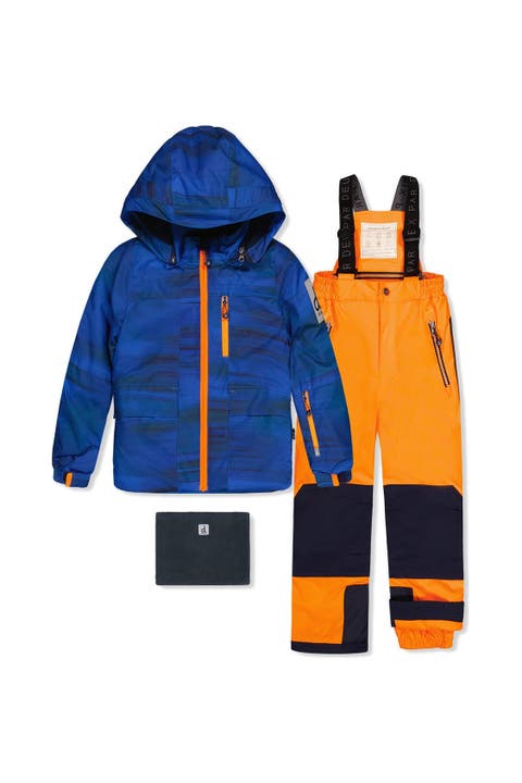 Play Hooded Jacket & Reinforced Pants Two Piece Snowsuit
